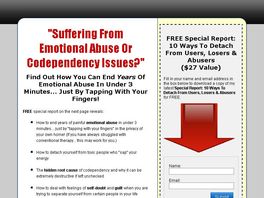 Go to: Emotional Freedom Techniques For Codependency Recovery