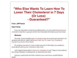 Go to: Natural and Safe Tips To Lower Your Cholesterol