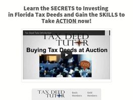 Go to: Tax Deed Real Estate Investing Educational Member Site