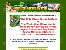 Go to: 5 Minute Racing System.