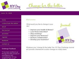 Go to: 101 Day Challenge.