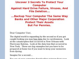Go to: Dont Lose Your Files - EBook For Data Protection And Backup.