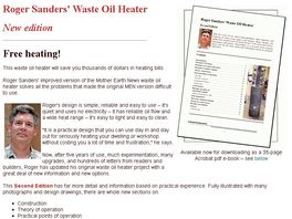 Go to: Roger Sanders' Waste Oil Heater - Second Edition.