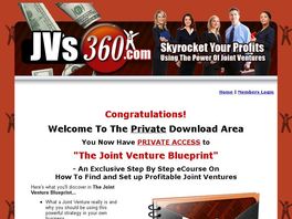 Go to: Jvs360.com - The Ultimate Joint Venture Package
