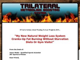 Go to: Trilateral Metabolism Boosting System - New Weight Loss Product 2015