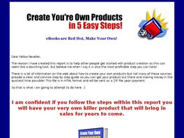 Go to: Create Your Own Product With These Easy Steps