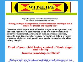 Go to: Anger Management For Children & Youth Made Easy: Wit4life