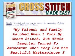 Go to: Cross Stitch Made Easy