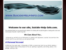 Go to: Welcome To Our Site, Suicide-Help-Info.com.