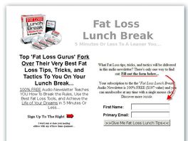 Go to: Fat Loss Lunch Break