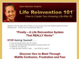 Go to: Life Reinvention 101 - Create An Amazing Life After 50
