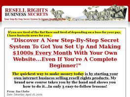 Go to: How To Generate $1000s Every Month Selling Other People's Products.