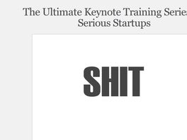 Go to: Keynote For Startups