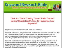 Go to: Keywords Are Your Keys To A Successful Business!