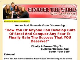 Go to: Conquer The World With Confidence