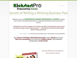 Go to: Secrets Of Writting A Winning Business Plan