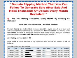 Go to: Flipping Domains Guide - High Converting! 75% Commission + Bonuses!