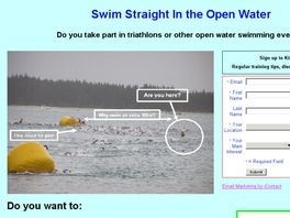 Go to: Swim Straight In The Open Water.