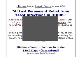 Go to: Natural Yeast Infection Cure & Candida Cleanse - Up To 12% Conversion