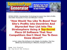 Go to: The Revolutionary Squeeze Page Generator
