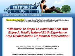 Go to: The Psychology of Natural Childbirth