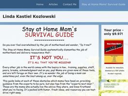 Go to: Earn 75% With Stay At Home Mom's Survival Guide