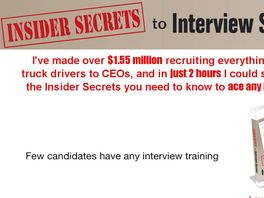 Go to: Insider Secrets to Interview Success