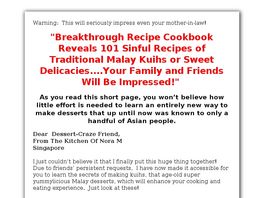 Go to: Malay Kuih Recipe Cookbook