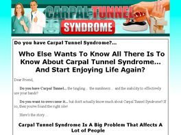 Go to: Introduction To Carpal Tunnel Syndrome.