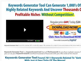 Go to: Keyword Generating Tool