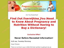 Go to: Pregnancy Nutrition.