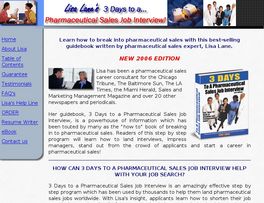Go to: 3 Days To A Pharmaceutical Sales Job Interview.