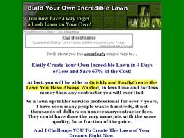 Go to: Create An Incredible Lawn In Just 4 Days.