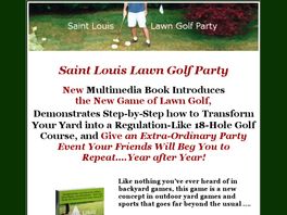 Go to: Sensational New Yard Golf Game and Party - Play Saint Louis Lawn Golf