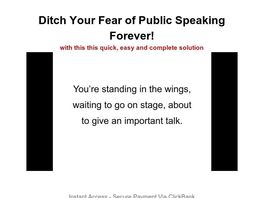 Go to: The Scared Spit-less Speaker's Solution