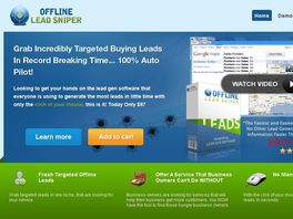 Go to: Offline Lead Sniper - SEO Software - 75% Commissions