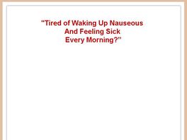 Go to: Get Rid of Morning Sickness, Time to enjoy your Pregnancy