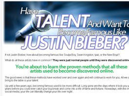 Go to: Instant Celebrity: How You Are The Next Justin Bieber