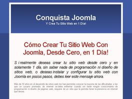 Go to: Conquista Joomla Y Crea Tu Sitio Web En 1 Dia