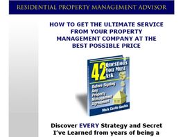 Go to: 42 Questions You Must Ask Before Signing Property Management Agreement.