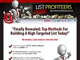 Go to: List Profiteers: High Profit Email Marketing Secrets!