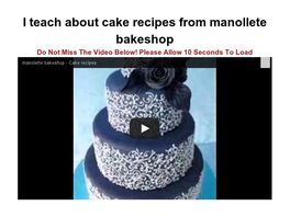 Go to: Manolette Bakeshop Cake Recipes