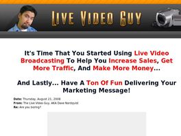 Go to: Live Video Broadcasting Video Course.
