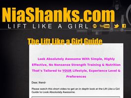 Go to: Lift Like A Girl Guide: No Nonsense Strength Training & Nutrition