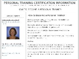 Go to: How To Become A Certified Personal Trainer.