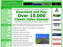 Go to: Classic Video Game Downloads!