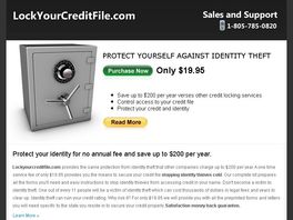Go to: Lock Your Credit File