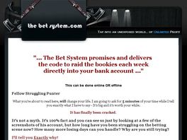 Go to: The Bet System - Highly Profitable Gambling/betting Product.