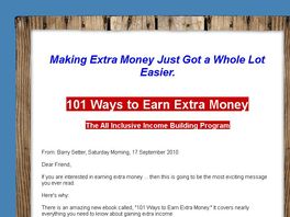 Go to: 101 Ways to Earn Extra Money