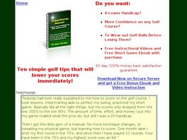 Go to: Lower Your Handicap With Pro Teaching.